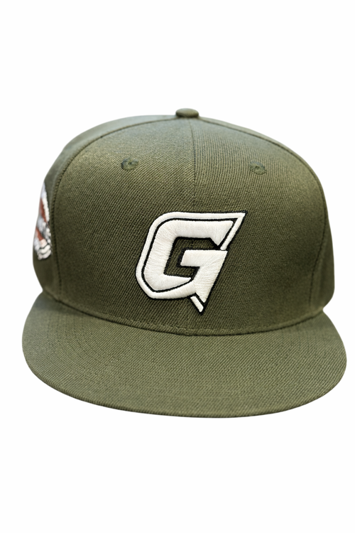 Guest Athletics Olive Green Fitted Hat